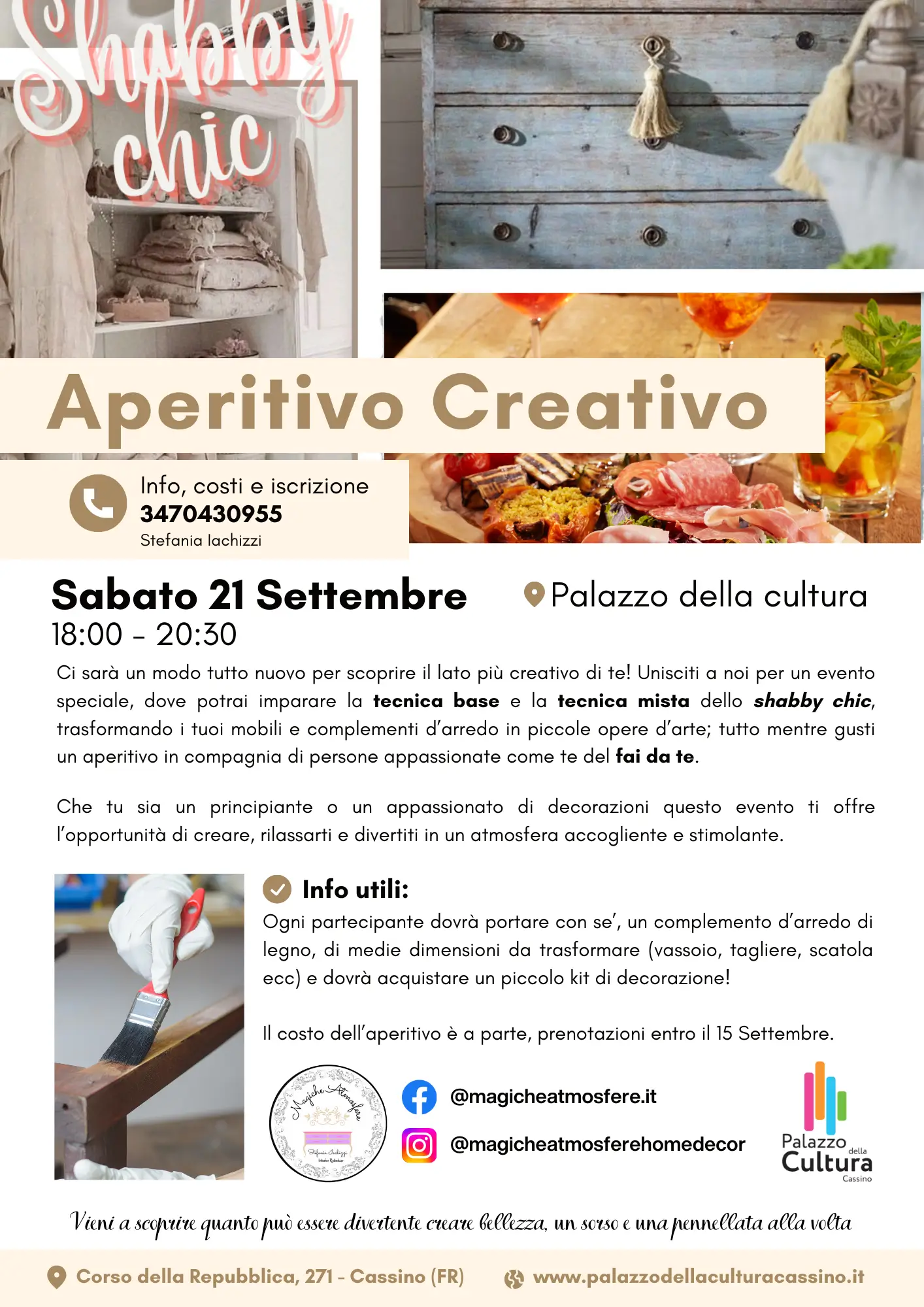 locandina aperitivo creativo