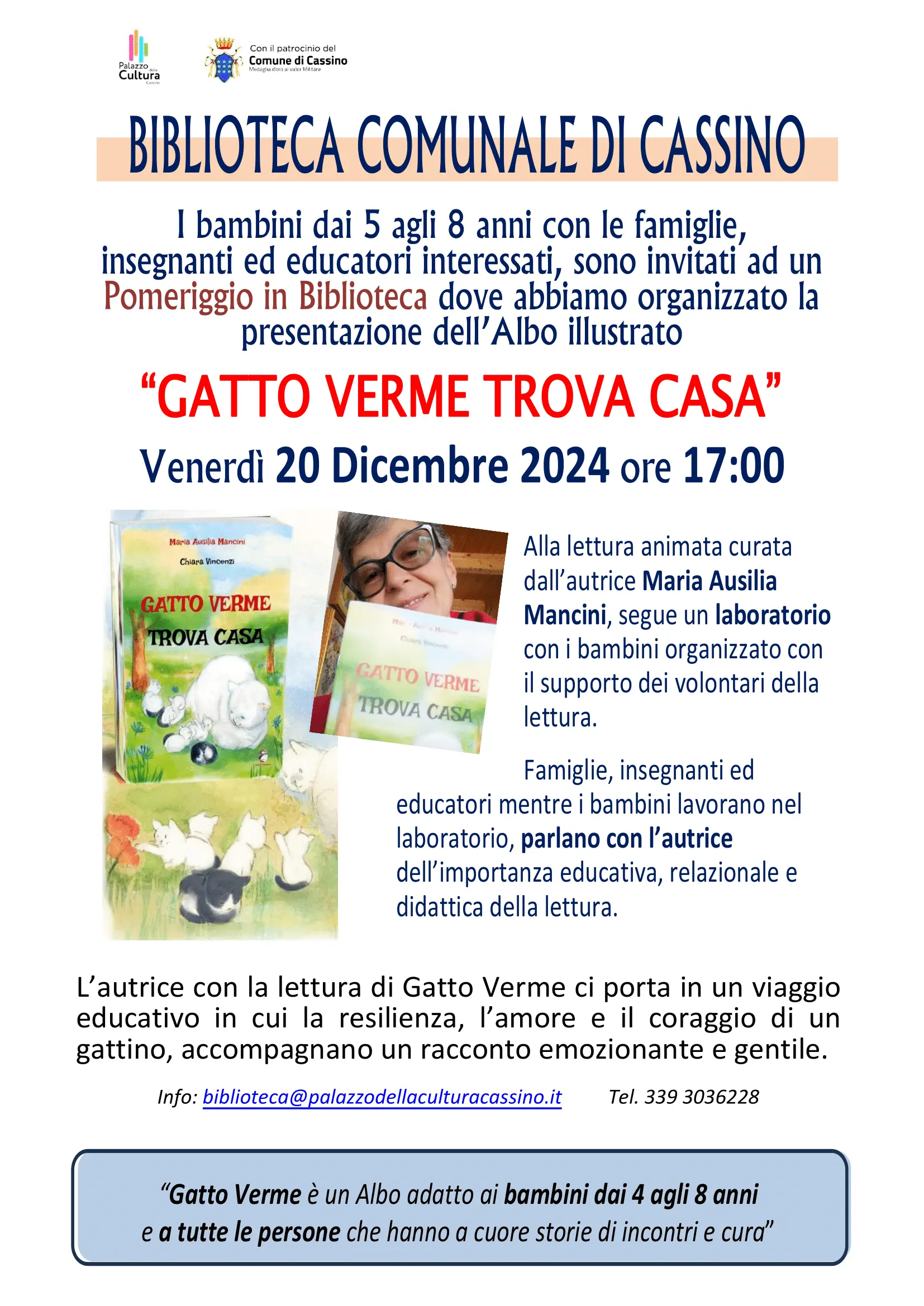 gatto verme trova casa libro presentazione